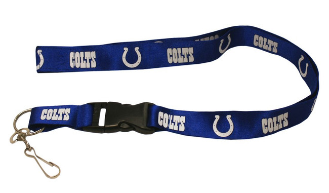 Indianapolis Colts Lanyard Keychain ID Holder NFL Fan Accessory - Breakaway with Key Ring