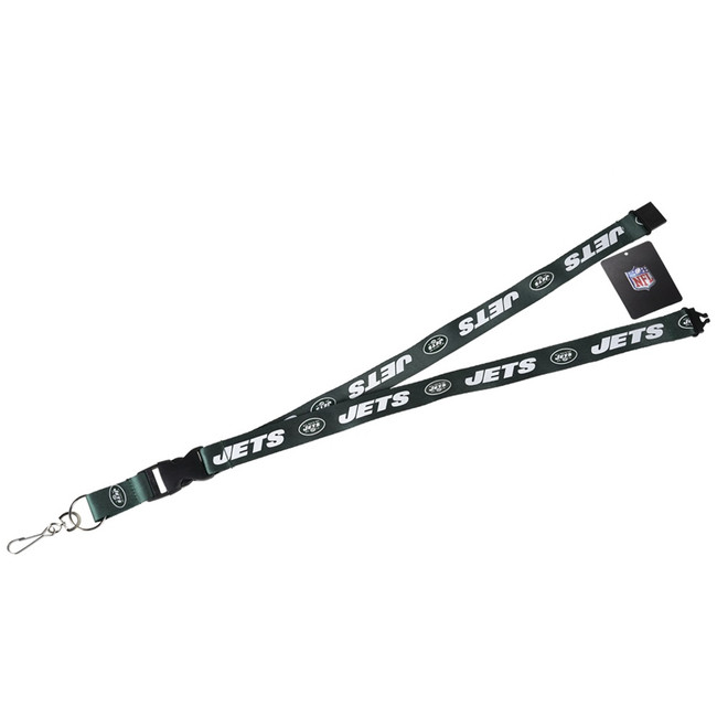 New York Jets Lanyard Keychain ID Holder NFL Fan Accessory - Breakaway with Key Ring