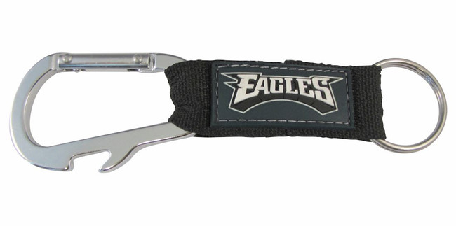 Philadelphia Eagles Carabiner Keychain NFL Key Holder Clip Fan Accessory
