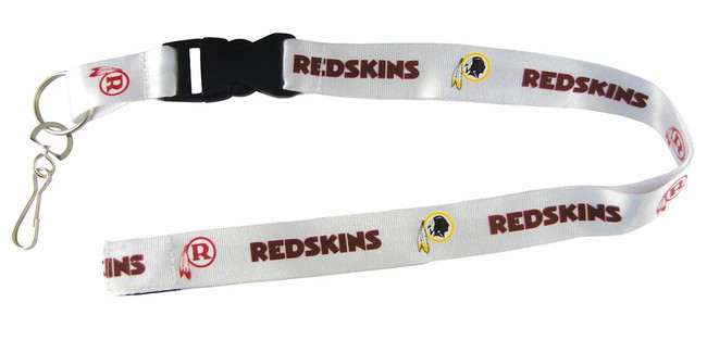 Washington Commanders Lanyard Keychain ID Holder NFL Fan Accessory - Breakaway with Key Ring - Retro Style