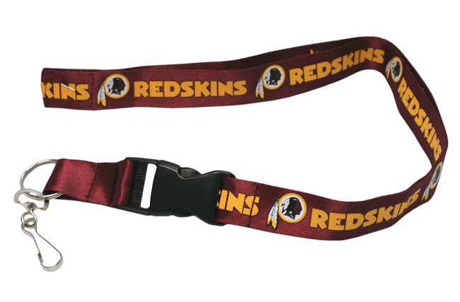 Washington Commanders Lanyard Keychain ID Holder NFL Fan Accessory - Breakaway with Key Ring