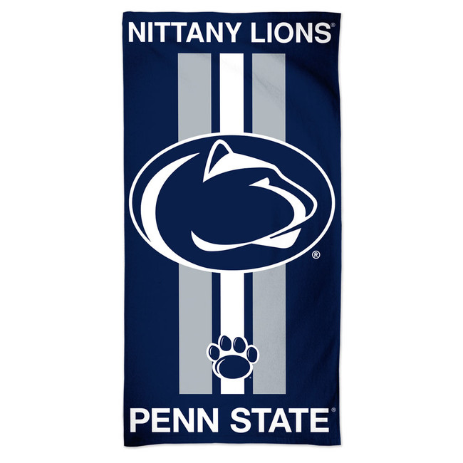 Penn State Nittany Lions Beach Towel 30x60 NFL Fan Bath Towel Beach Style