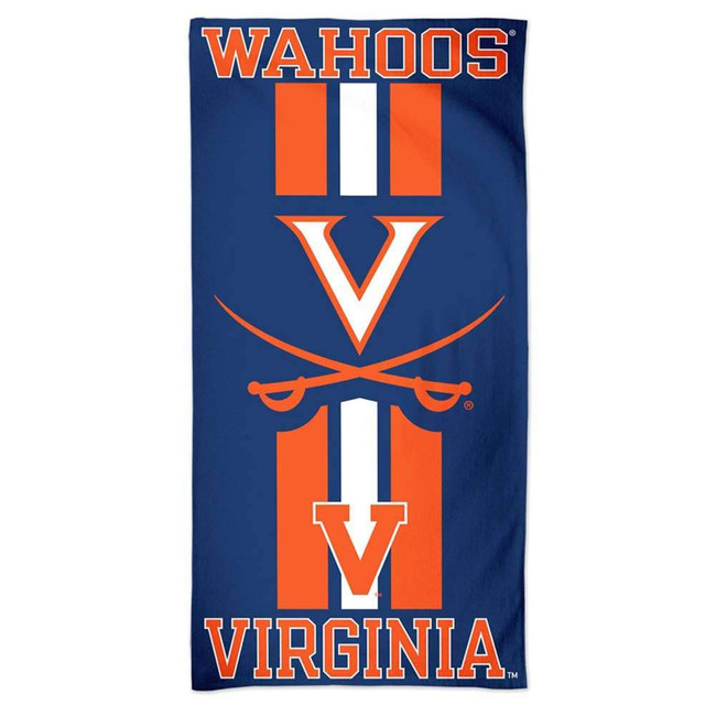 Virginia Cavaliers Beach Towel 30x60 NFL Fan Bath Towel Beach Style
