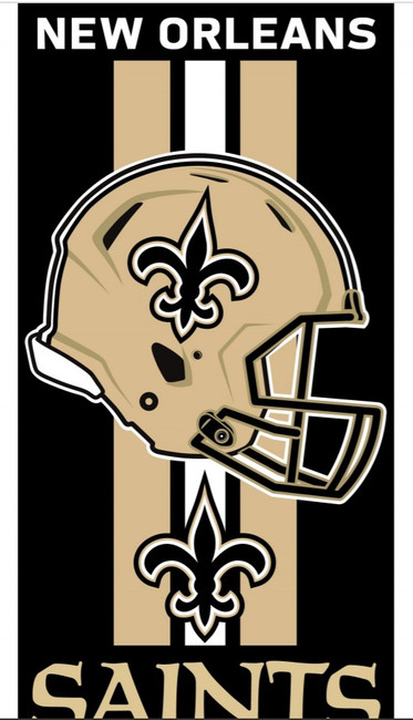 New Orleans Saints Beach Towel 30x60 NFL Fan Bath Towel Beach Style
