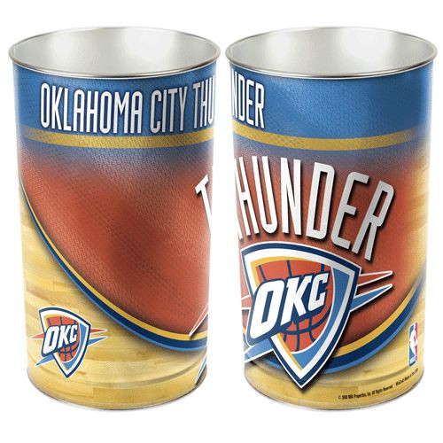 Oklahoma City Thunder Wastebasket 15 Inch