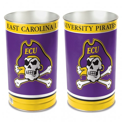 East Carolina Pirates Wastebasket 15 Inch