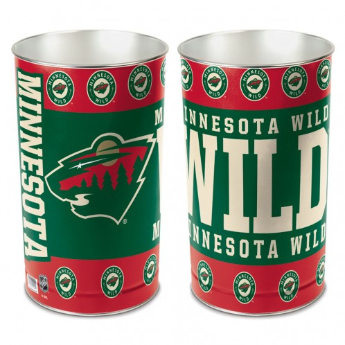 Minnesota Wild Wastebasket 15 Inch