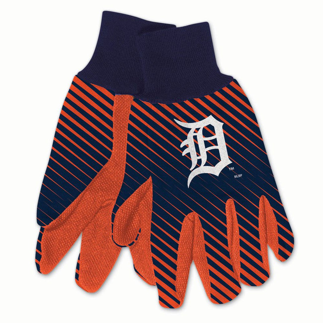 Detroit Tigers Two Tone Gloves Adult Size