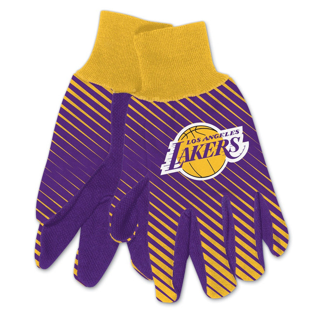 Los Angeles Lakers Two Tone Gloves Adult Size