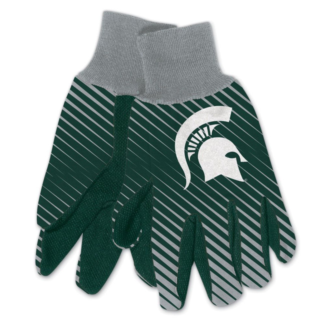 Michigan State Spartans Two Tone Gloves Adult Size