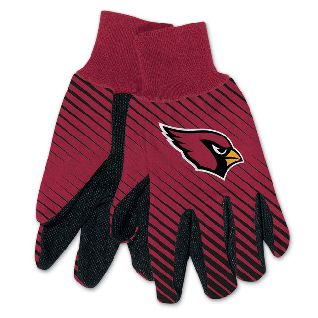 Arizona Cardinals Two Tone Gloves Adult Size