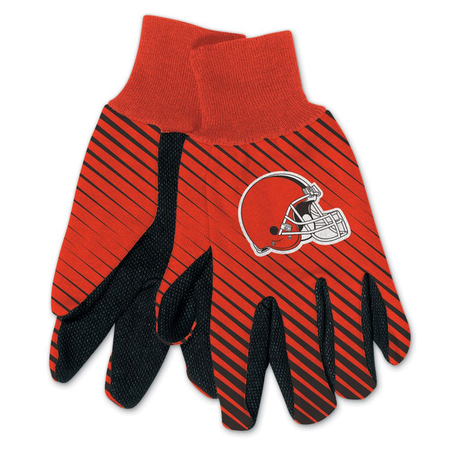 Cleveland Browns Two Tone Gloves Adult Size