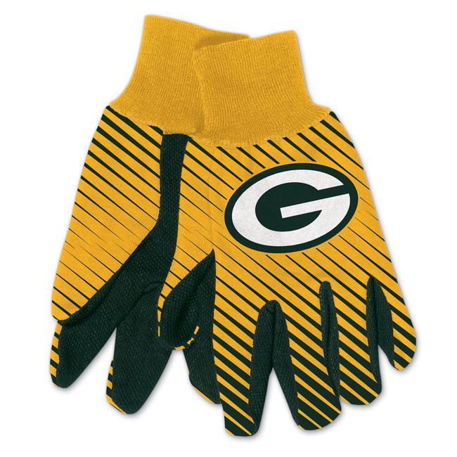 Green Bay Packers Two Tone Gloves Adult Size