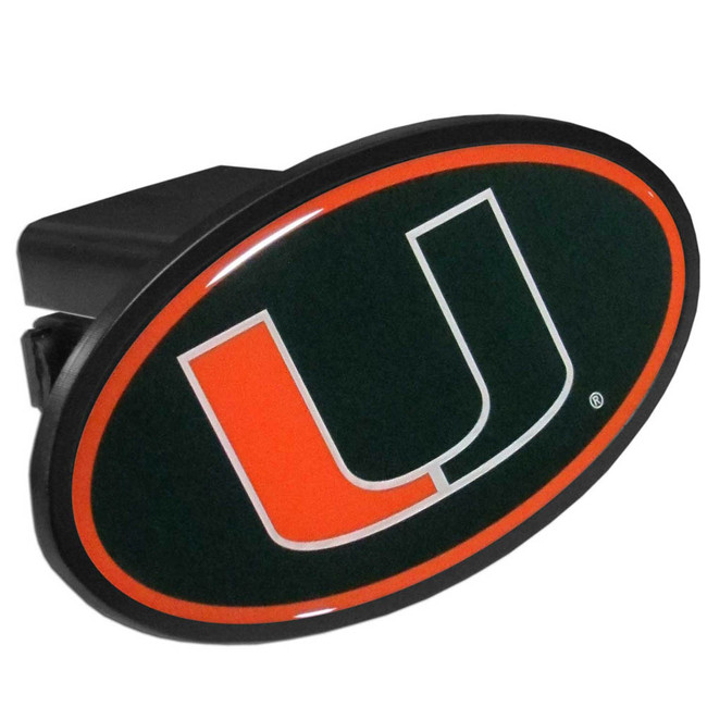 Miami Hurricanes Plastic Hitch Cover Class III