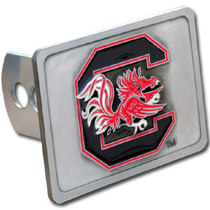 S. Carolina Gamecocks Hitch Cover Class II and Class III Metal Plugs