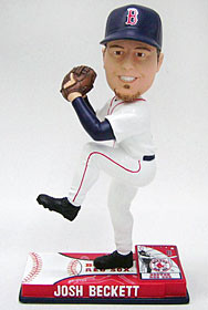 Boston Red Sox Josh Beckett Forever Collectibles On Field Bobblehead