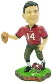 Tampa Bay Buccaneers Brad Johnson Game Worn Forever Collectibles Bobblehead