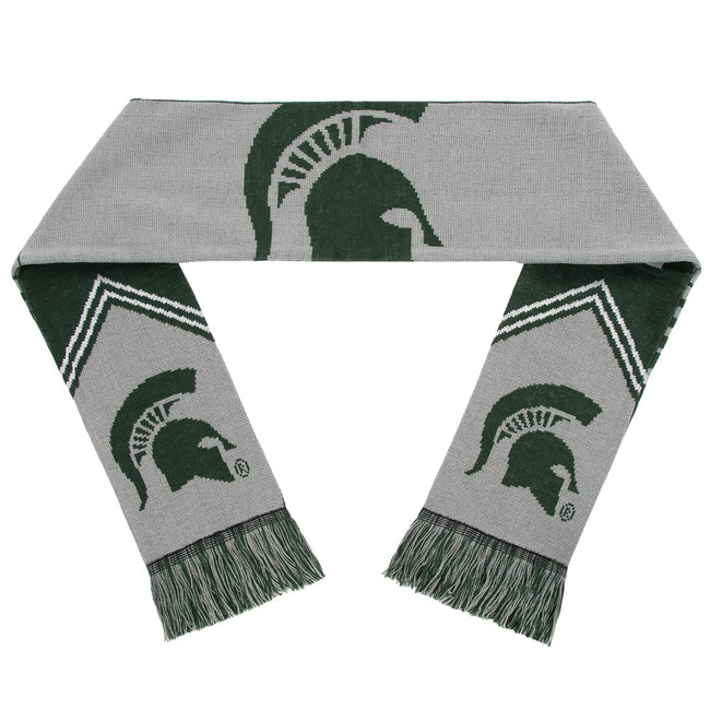 Michigan State Spartans Scarf - Reversible Stripe - 2016