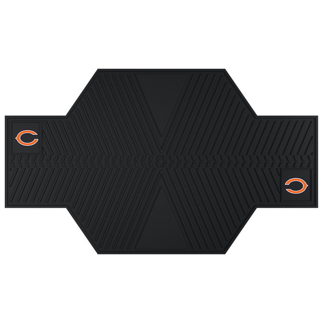 Chicago Bears Motorcycle Mat "C" Logo Black