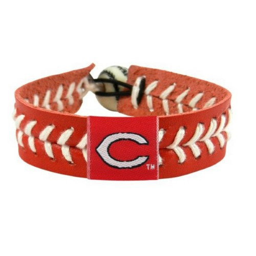 Cincinnati Reds Bracelet Team Color Baseball