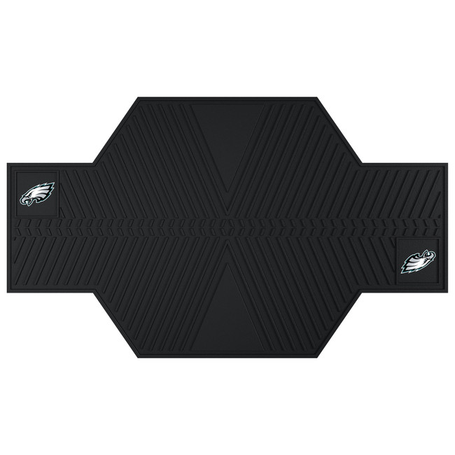 Philadelphia Eagles Motorcycle Mat Eagle Head Primary Logo Black