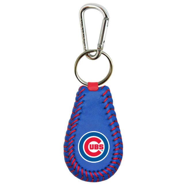 Chicago Cubs Keychain Team Color Baseball