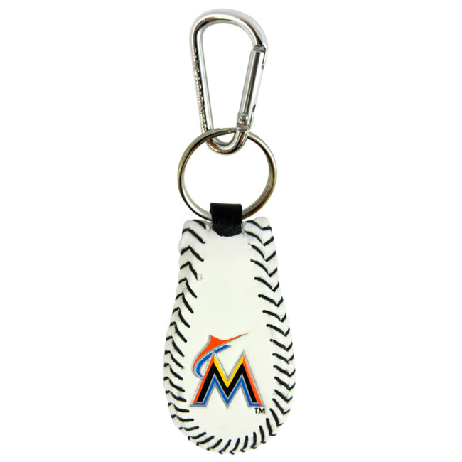 Miami Marlins Keychain Baseball