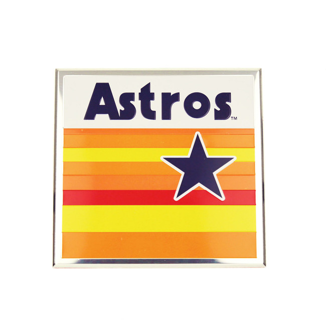 Houston Astros Embossed Color Emblem 2 Retro "Rainbow" Logo