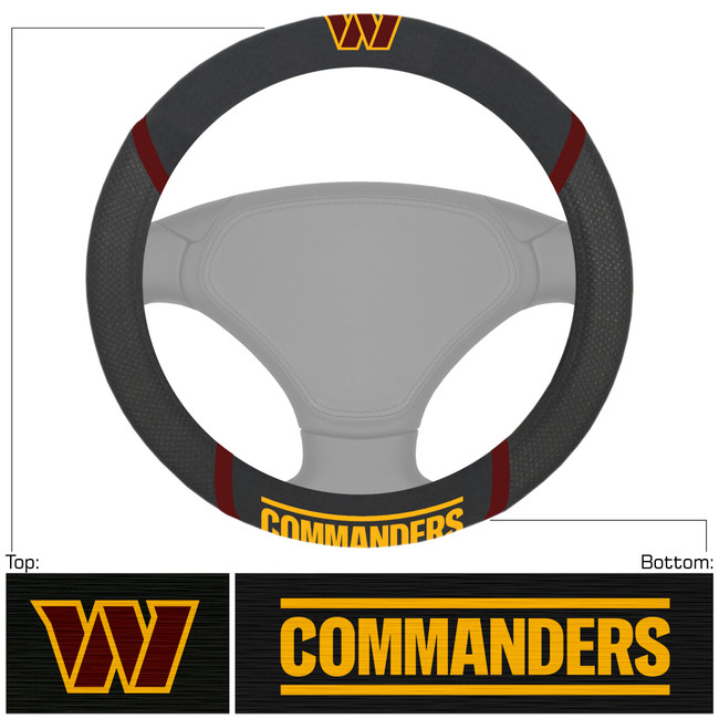 NFL - Washington Commanders Steering Wheel Cover 15"x15"