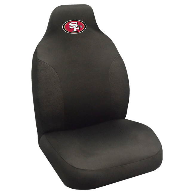 San Francisco 49ers Embroidered Seat Cover Oval SF Primary Logo
