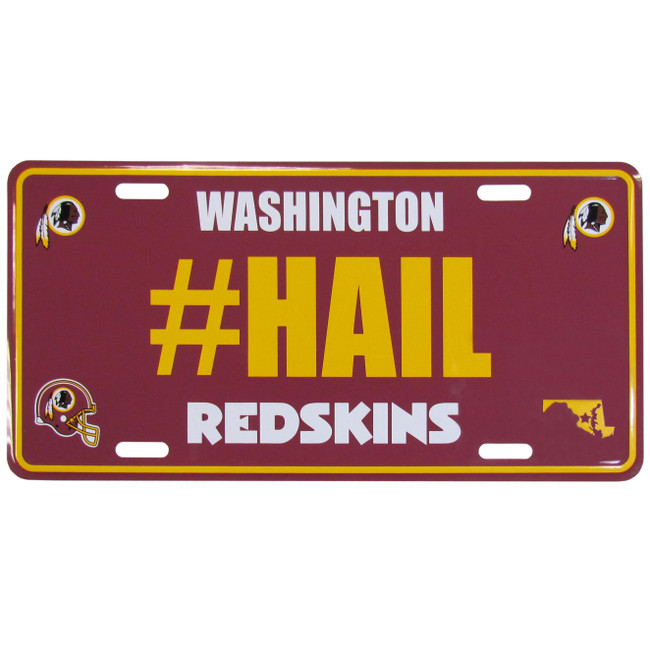 Washington Commanders Hashtag License Plate
