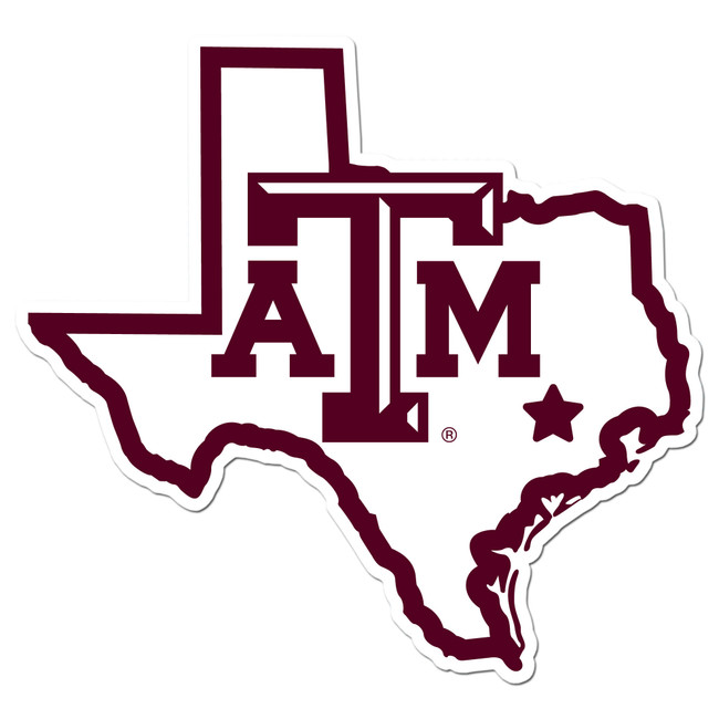 Texas A & M Aggies Home State 11 Inch Magnet