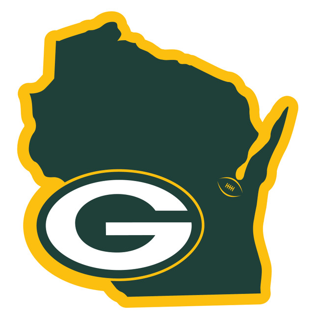 Green Bay Packers Home State 11 Inch Magnet