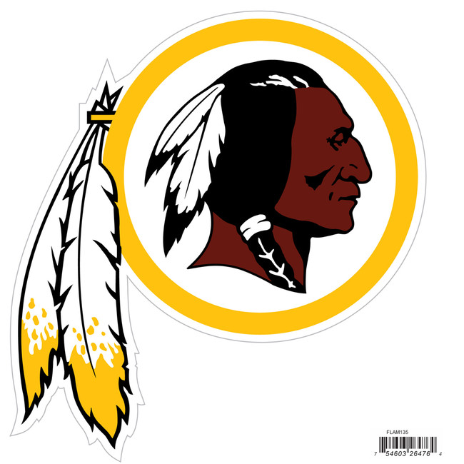 Washington Redskins 8 inch Logo Magnets