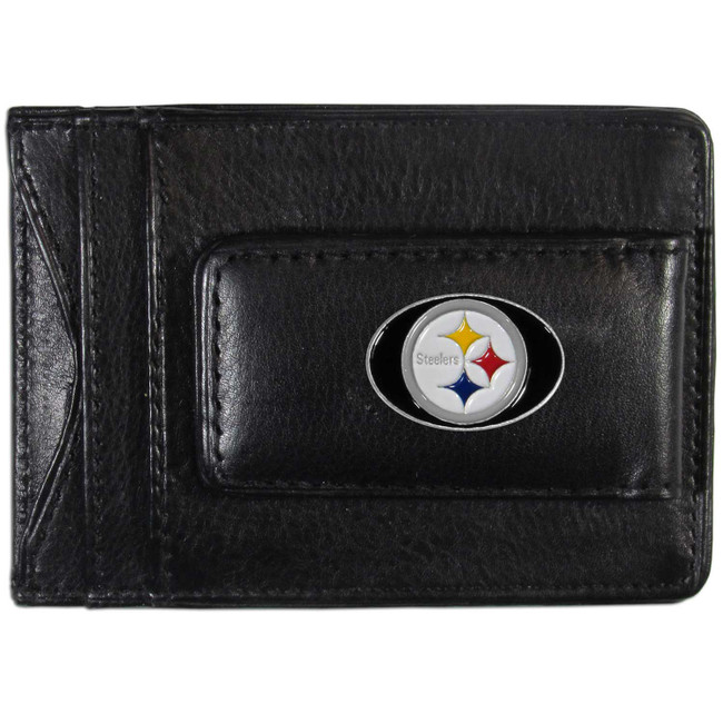 Pittsburgh Steelers Leather Cash & Cardholder