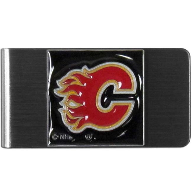 Calgary Flames® Steel Money Clip