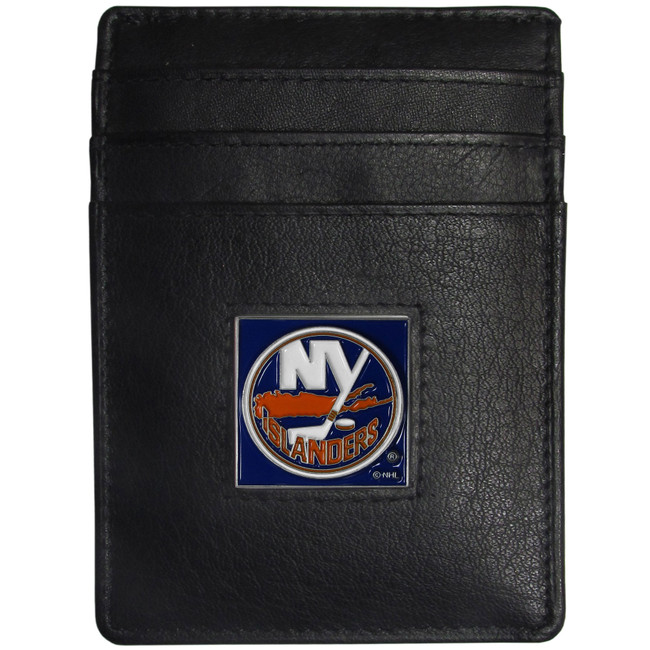 New York Islanders® Leather Money Clip/Cardholder Packaged in Gift Box
