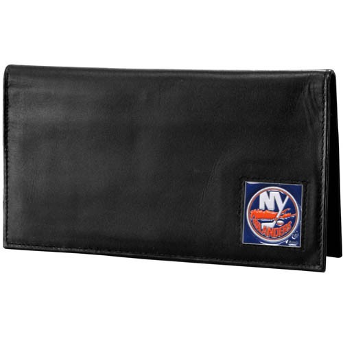 New York Islanders® Deluxe Leather Checkbook Cover