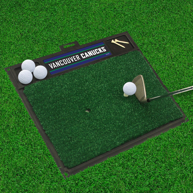 NHL - Vancouver Canucks Golf Hitting Mat 20" x 17"