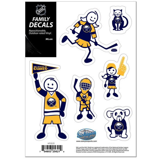 Buffalo Sabres® Family Decal Set Small