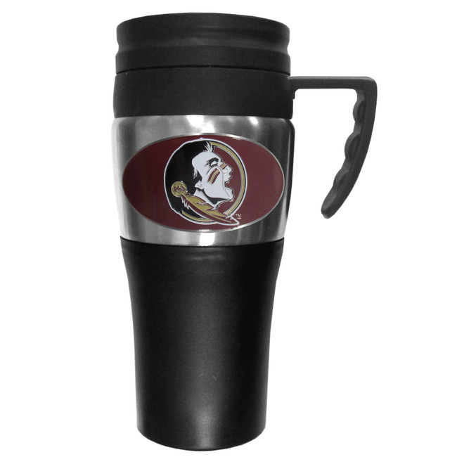 Florida St. Seminoles Steel Travel Mug w/Handle