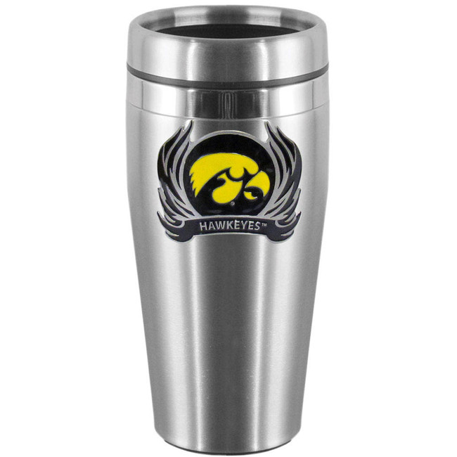 Iowa Hawkeyes Steel Travel Mug