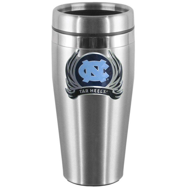 N. Carolina Tar Heels Steel Travel Mug