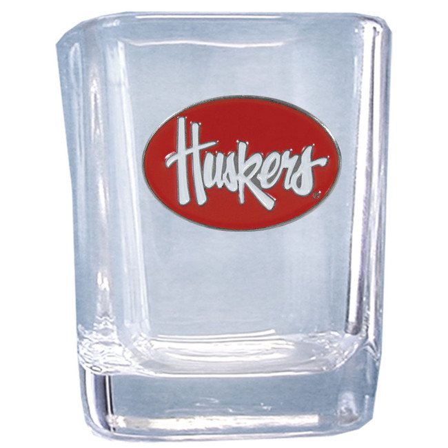 Nebraska Cornhuskers Square Shot Glass