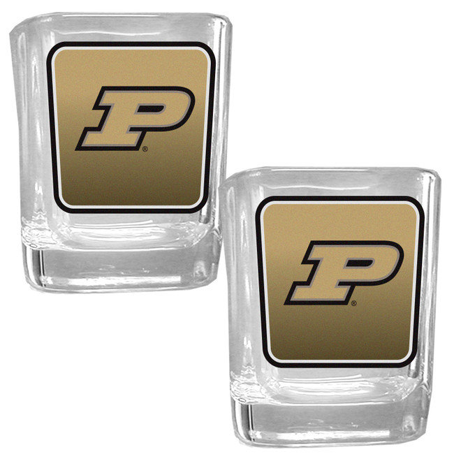 Purdue Boilermakers Square Glass Shot Glass Set