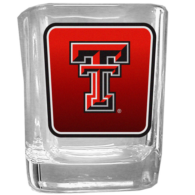 Texas Tech Raiders Square Glass Shot Glass