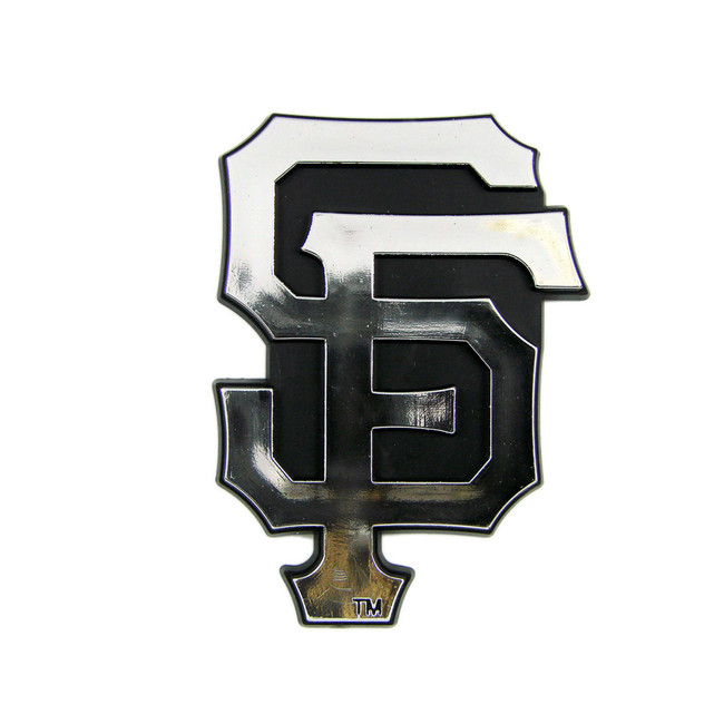 San Francisco Giants Molded Chrome Emblem "SF" Alternate Logo