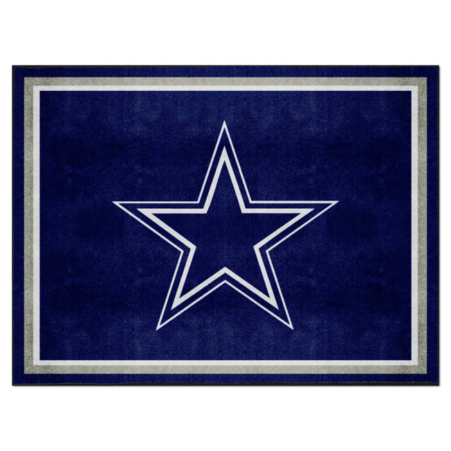 Dallas Cowboys 8ft. x 10 ft. Plush Area Rug Star Primary Logo