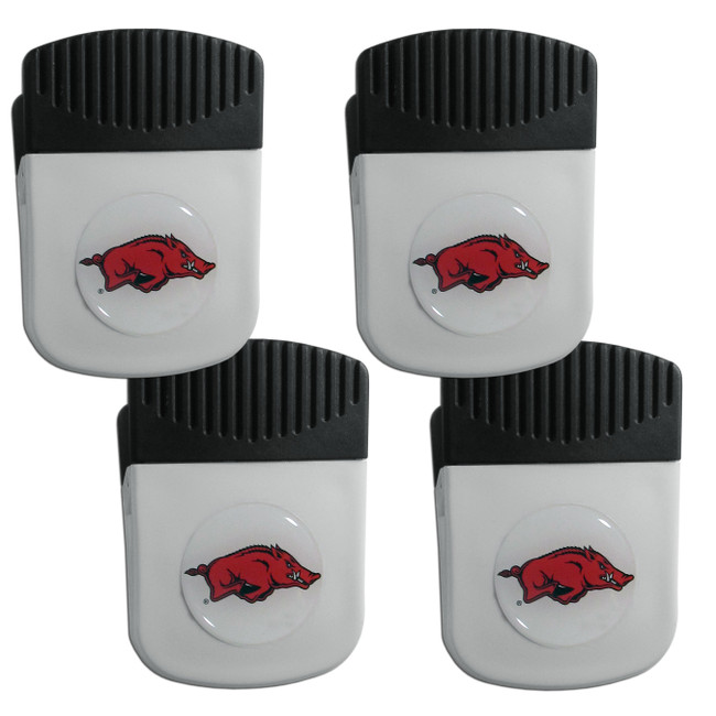 Arkansas Razorbacks Clip Magnet with Bottle Opener, 4 pack