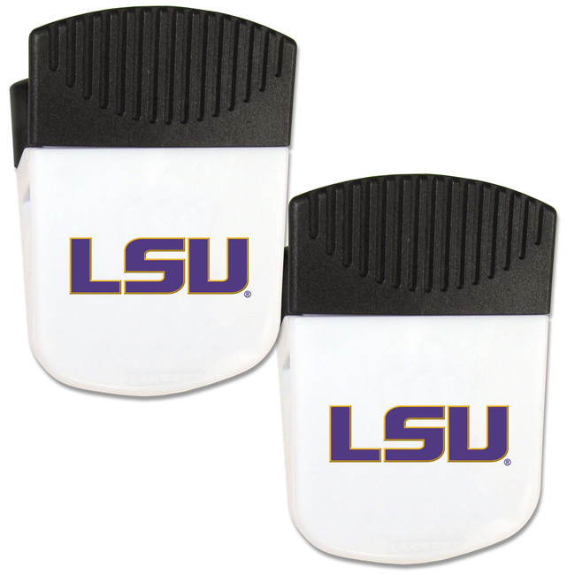 LSU Tigers Chip Clip Magnet with Bottle Opener, 2 pack